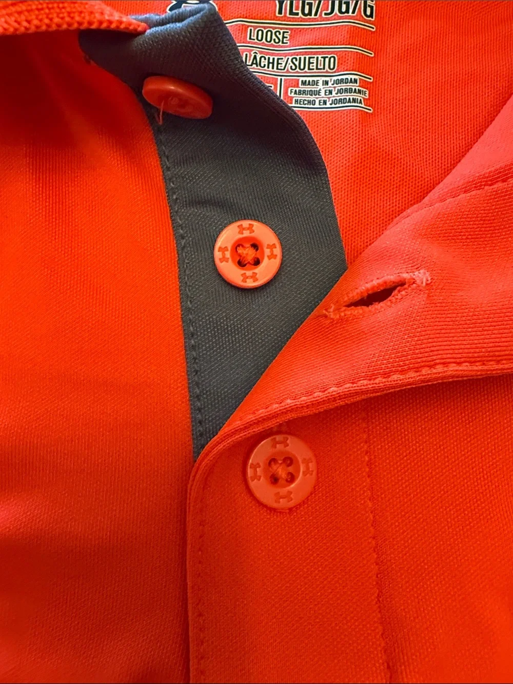 Under Armour Boys' Bright Orange Polo Shirt